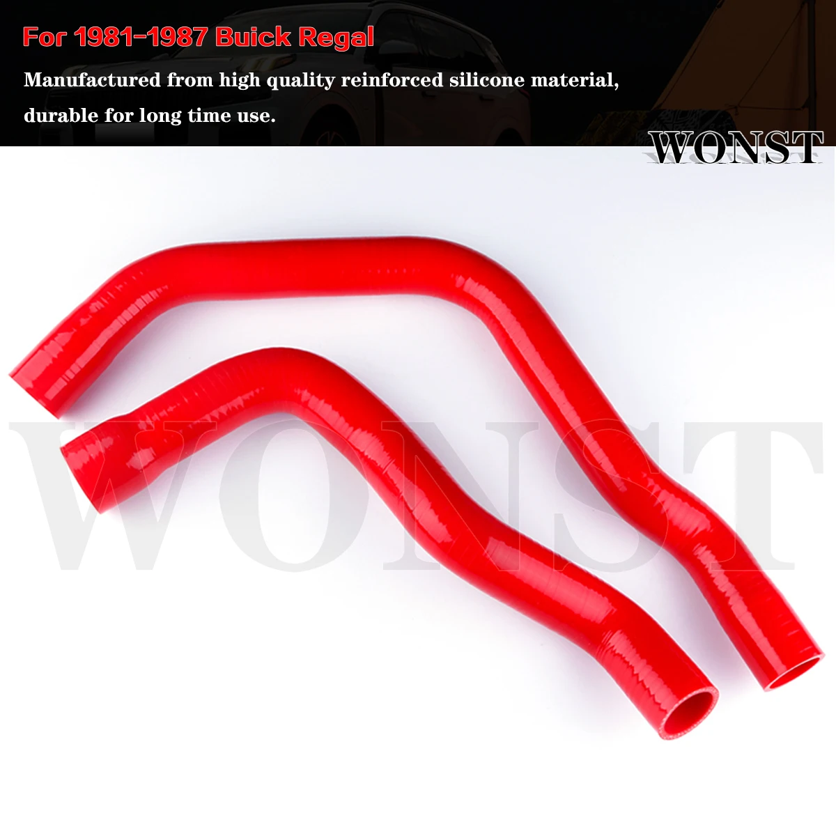 

Silicone Radiator Coolant Hose Kit For 1981-1987 Buick Regal Classic Car Cooling Pipe Replacement