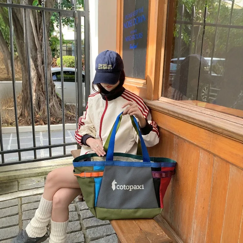 Tas Selempang Cross Coto America Alpaca Dopamine 30L Warna-warni Portabel Kapasitas Besar untuk Perjalanan Luar Ruangan