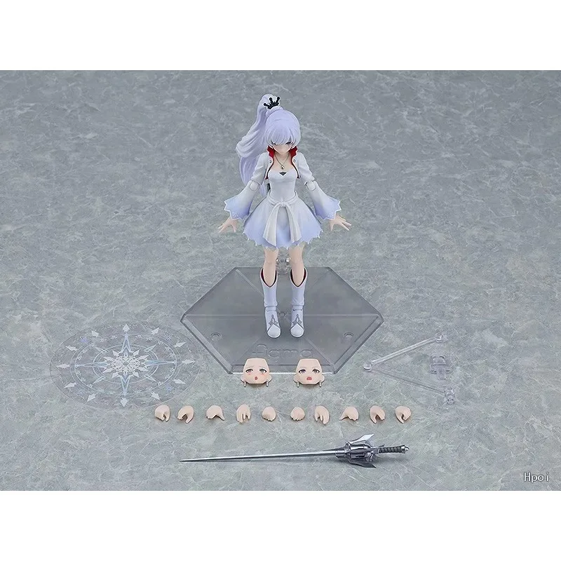 In Stock Original Max Factory Figma#599 RWBY ICE QUEENDOM Weiss Schnee Anime Action Model Toy Gift Collection