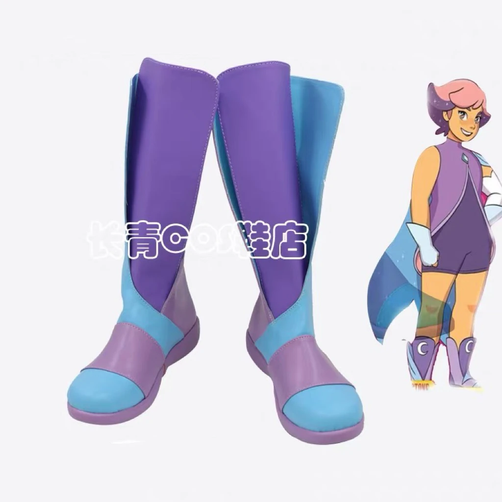 

Glimmer cosplay Shoes she ra Glimmer battle Shoes women Halloween Glimmer Boots custom made
