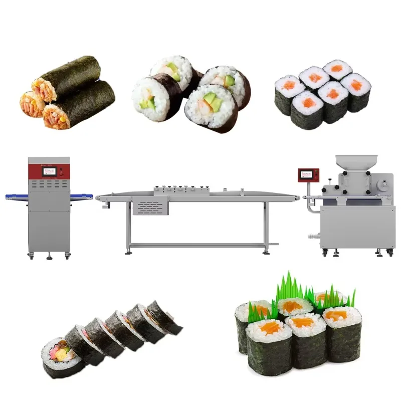 Automatic Sushi Roll Forming Machine CE Certificate Easy Operation and Cleaning