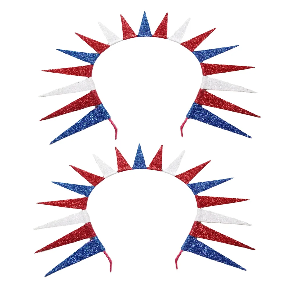 

2pcs Headband Party Supplies Lady Liberty Costume Accessories For Independence Day Fourth Of July Patriotic Events Festival