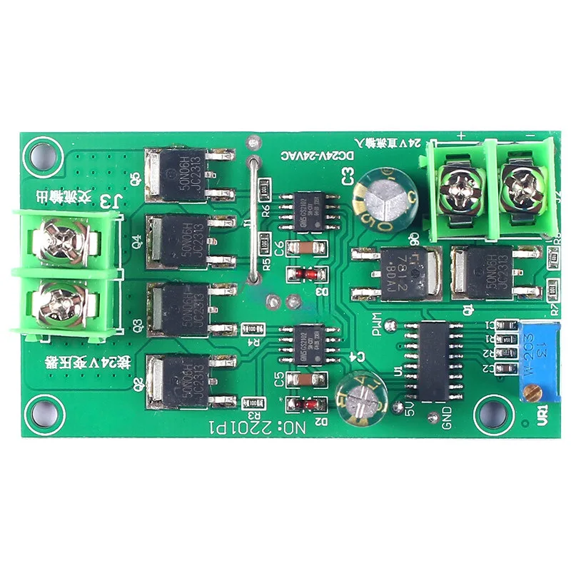 24V DC To 24V AC Inverter Module 50Hz Full Bridge=Converter Board For Motor Driver And Alternative Energy Systems Compact Design