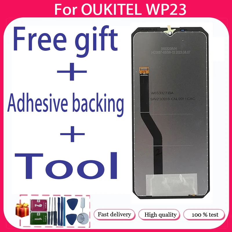 

Для OUKITEL WP23 WP23 Pro WP28 WP36 + ЖК-дисплей + сенсорный экран + Бесплатная клейкая подложка + инструмент