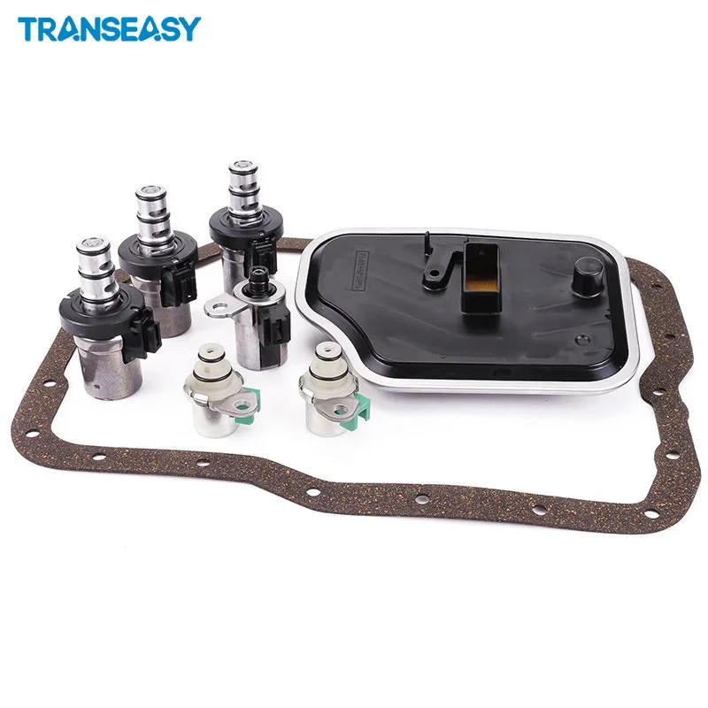 

4F27E FN4A-EL Transmission Solenoid Solenoids with Filter Fits for 99-UP Ford Mazda