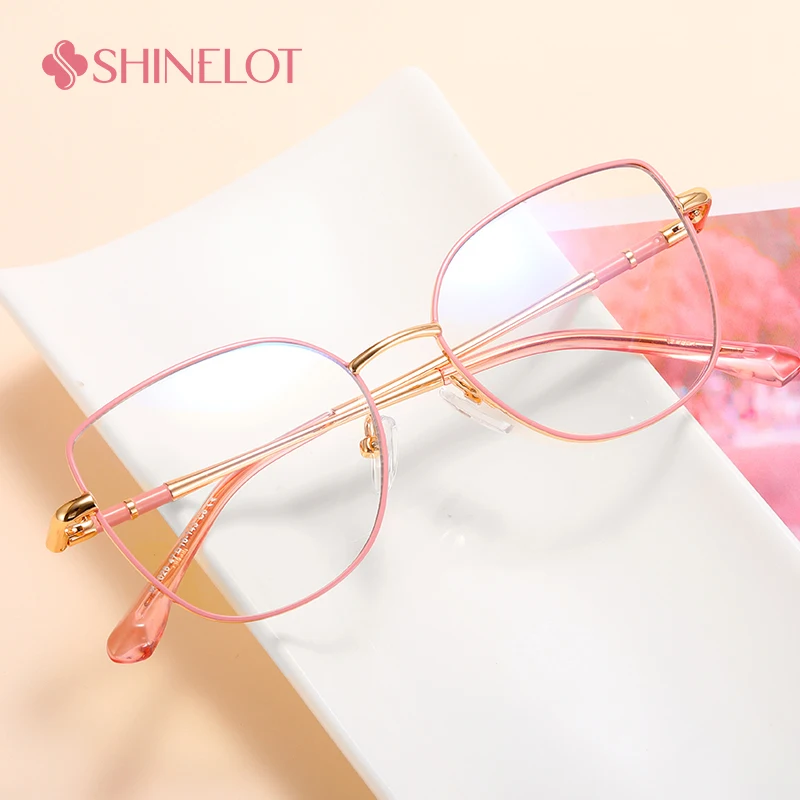 

991028 Cute Funny Glasses for Kids Anti-Blue Light Eyeglasses Metal Frame Girl Boy Gaming Children Safety Reading Eyewear
