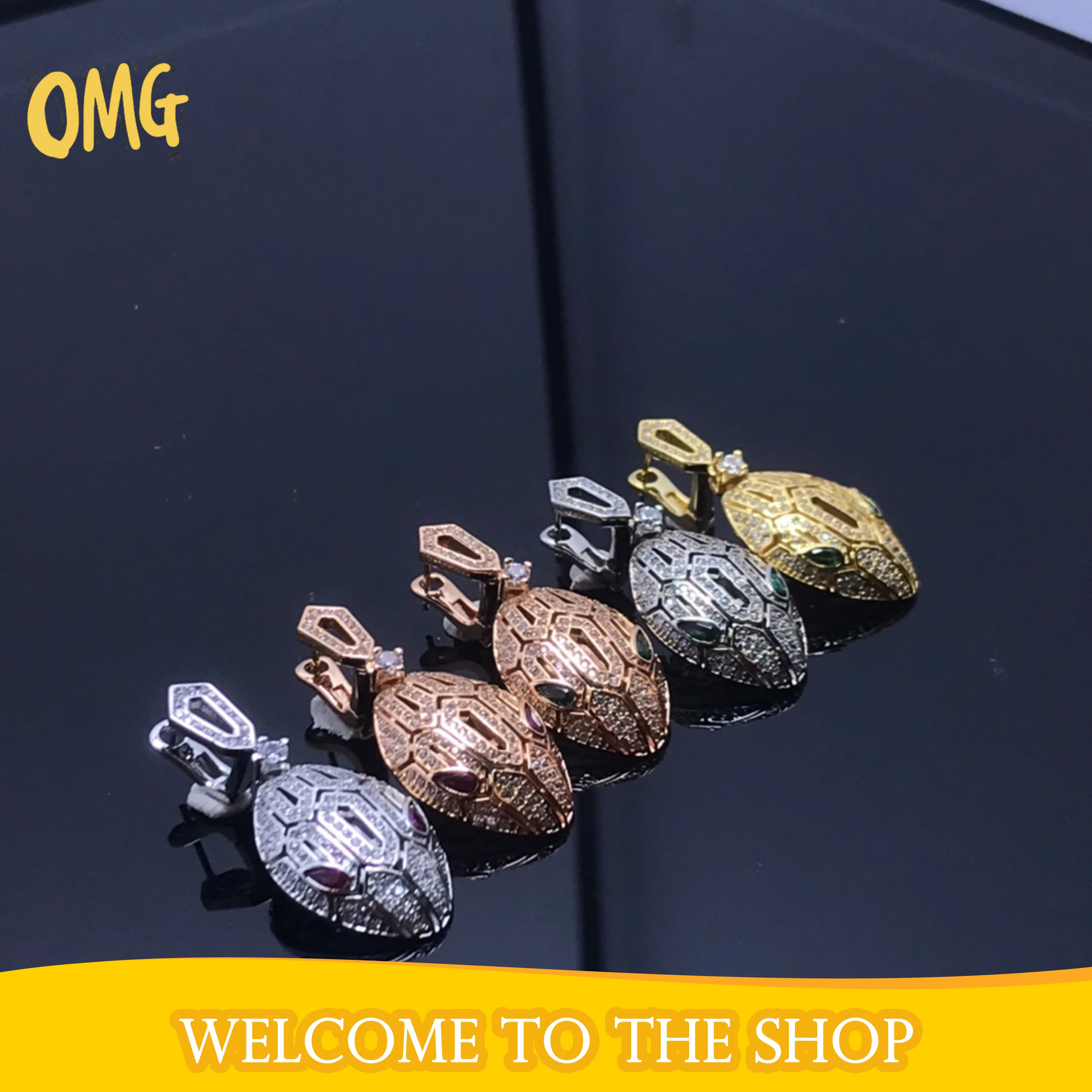 

Chic 2025 925 Silver Classic Stud Earrings Fashion Trendy and Versatile Perfect for Any Style