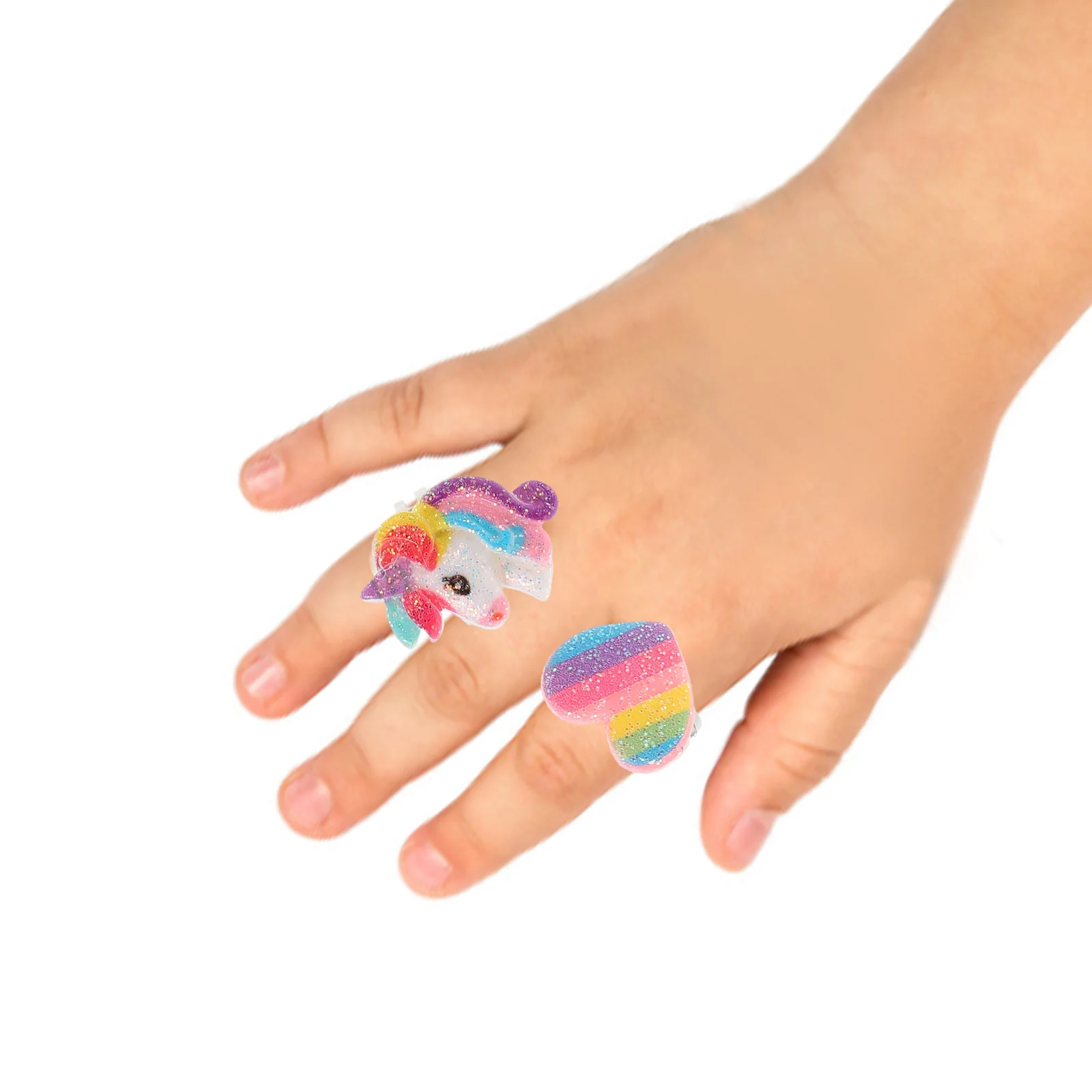 The Gift Unicorn Ring Toddler Plastic Rings for Girls 3 Years Old Cute Jewelry Kids Child