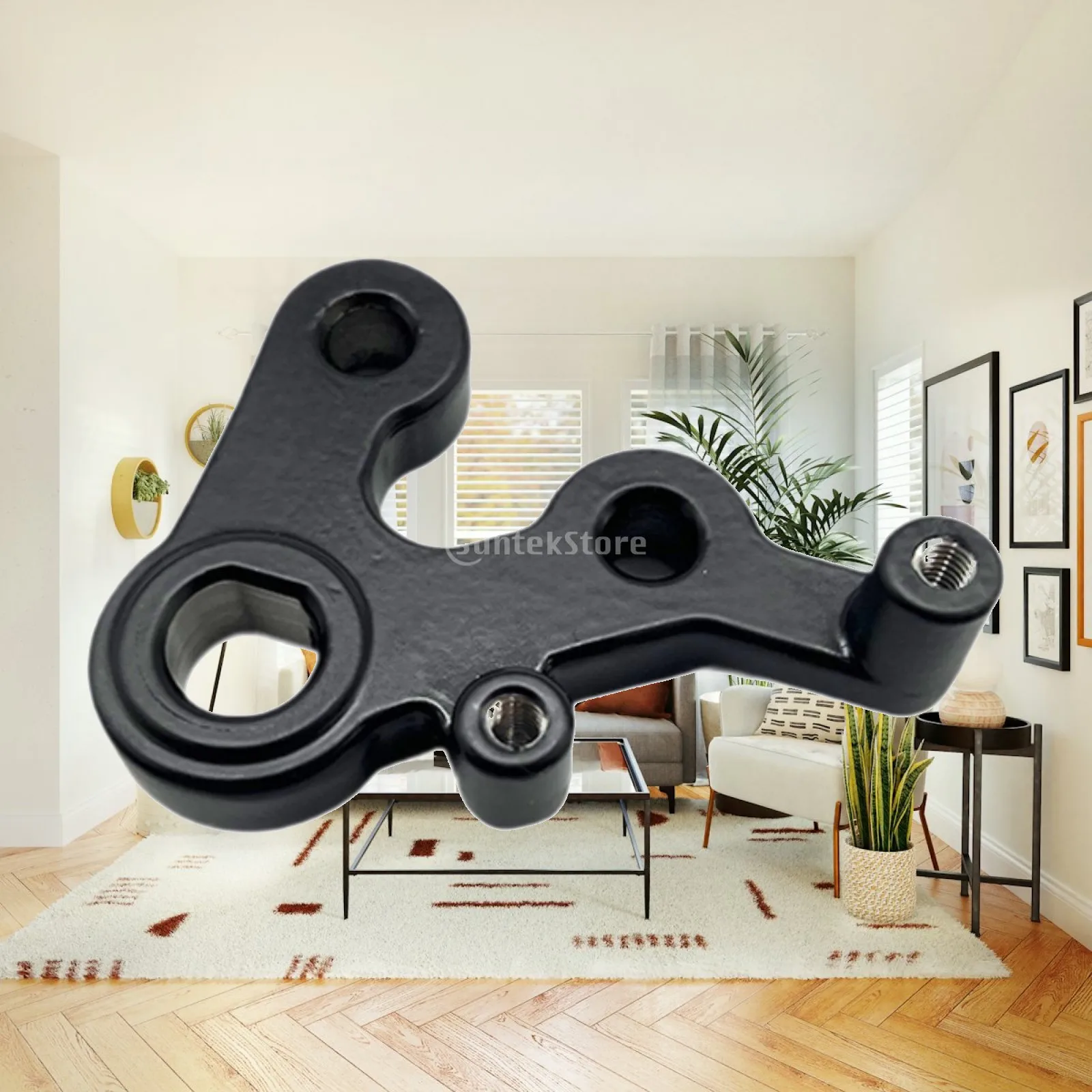 Footrest Pedal Mounting Bracket Black Metal Plate for Benelli BJ150S BJ150-31 Motorcycle Appearance Upgrade