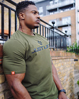 Youngla American Summer New Men's Tight T-shirt Jogger Sports Fitness Running Training Quick Dry Short Sleeve Summer Men Clothes