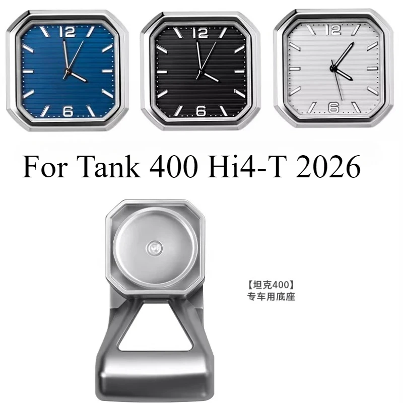 

For Tank 400 Hi4-T 2026 Dashboard Clock Central Control Electronic Quartz Clocks Decorative Accessories for Geely Watch