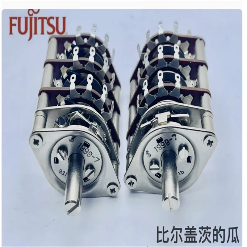 1-pcs-fujitsu-121b-rotary-band-switch-3-stage-1-loop-12-contacts-1-blade-12-gears-18mm-shaft-length