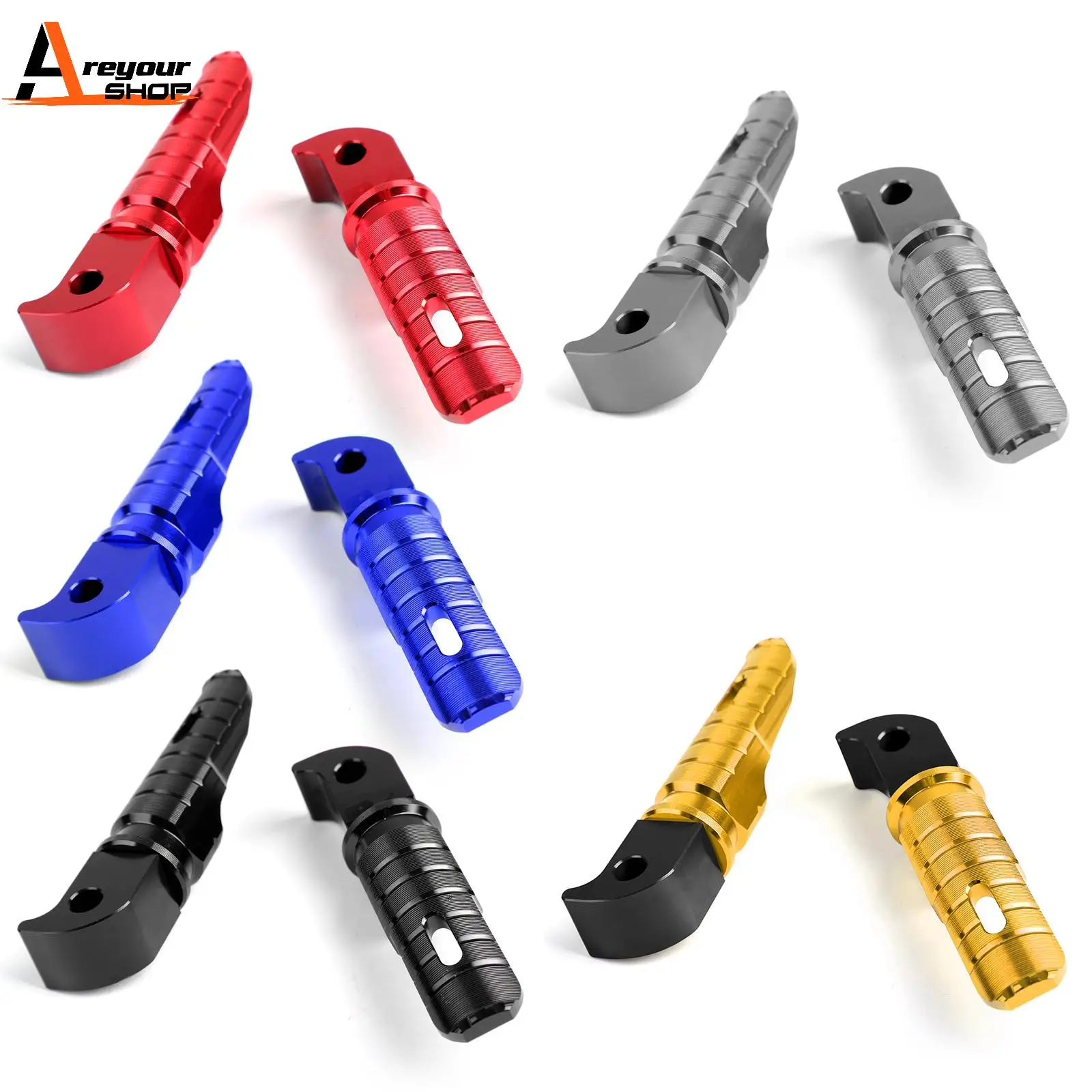 

Areyoushop Rear Foot Pegs For YAMAHA FZ1 FZ6 FZ07 FZ8 FZ09 FZ10 YZF R3 R25 NMAX 155/125 Motorcycle Accessories Parts