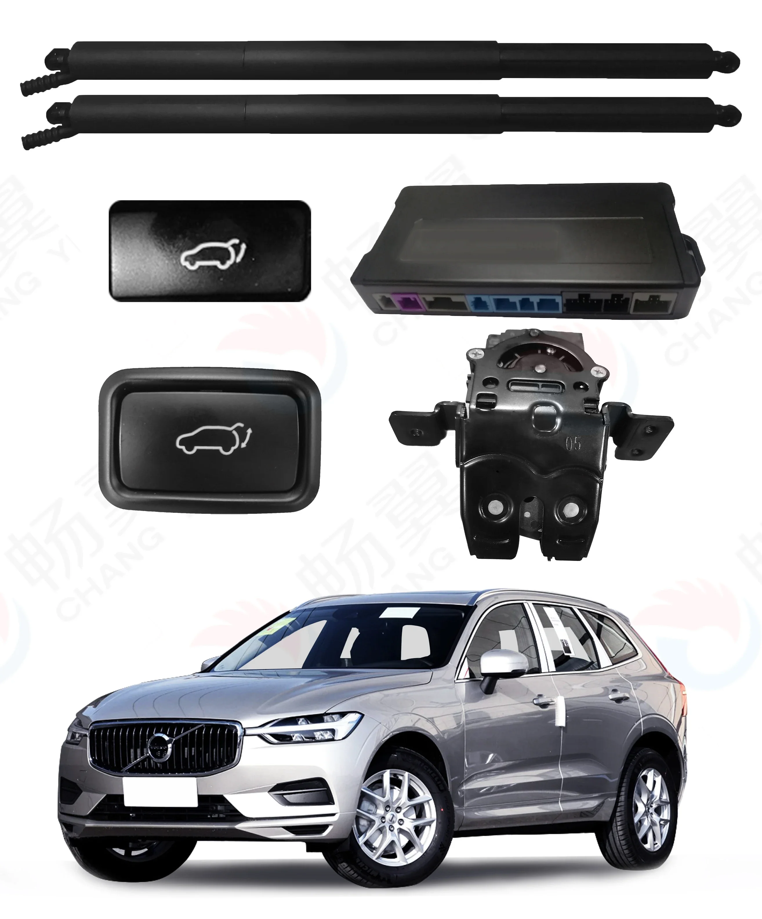 OEM 후방 파워 부트 자동 부트 파워 테일게이트 리프트 제조업체 풋 센서 옵션, XC60 2018 + 기술 지지대