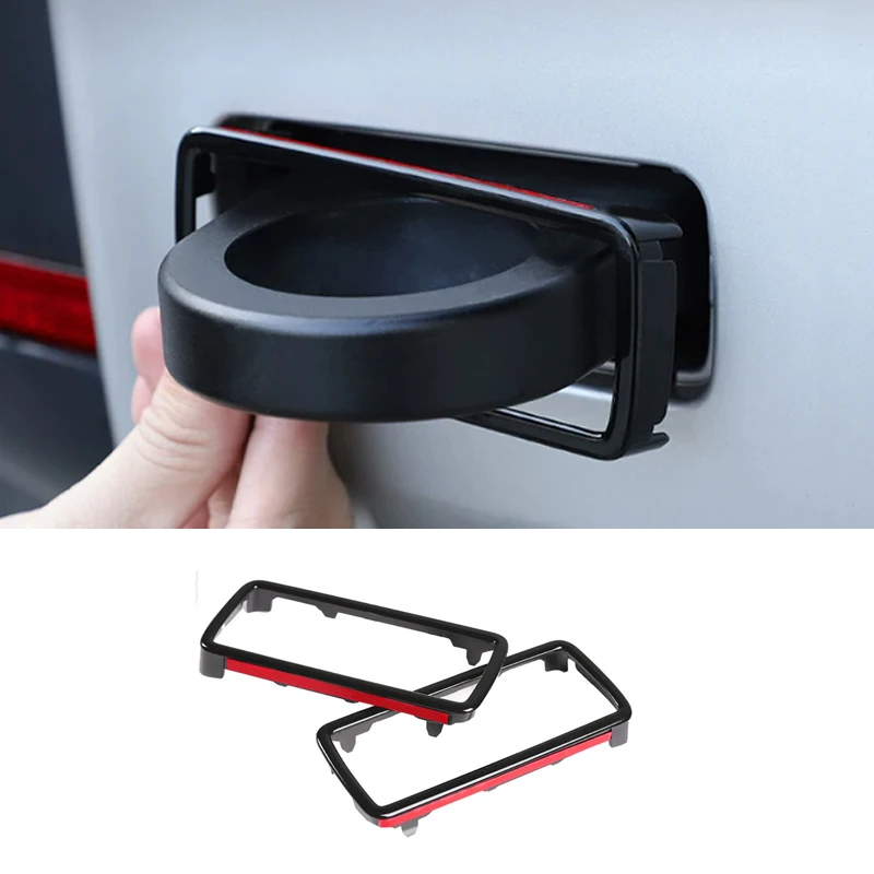 Aluminum Alloy For Land Rover Defender 110 2020 2021 Iron Tow Hook Rescue Rear Trailer Hook Metal Red Black Cover Accessories