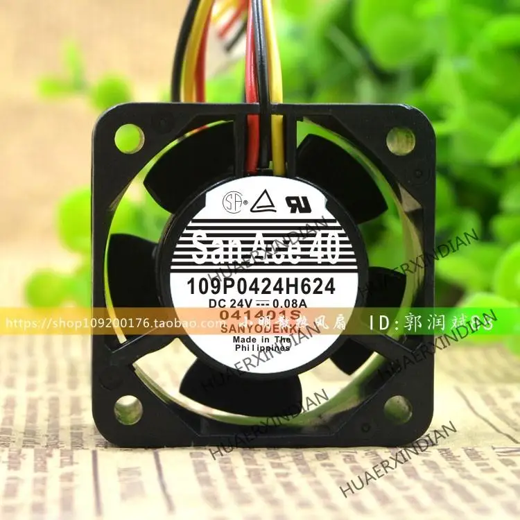 

New / 109P0424H624 4020 DC24V 0.08A 4CM Cooling Fan Assembly Kit