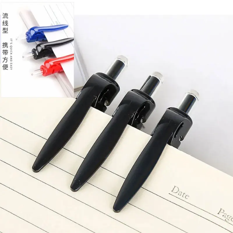 23/33 個格納式ボールペン大容量 0.5 ミリメートルボールペン黒/赤/青交換可能なリフィル学用品