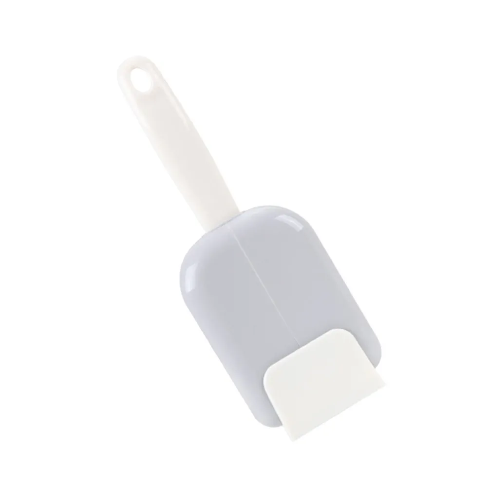 2Sets Rice Scoop Holder Organizer Plastic Rice Spoon Auto Open Close Dustproof Cover Kitchen Tool Stand Holder Cleaner