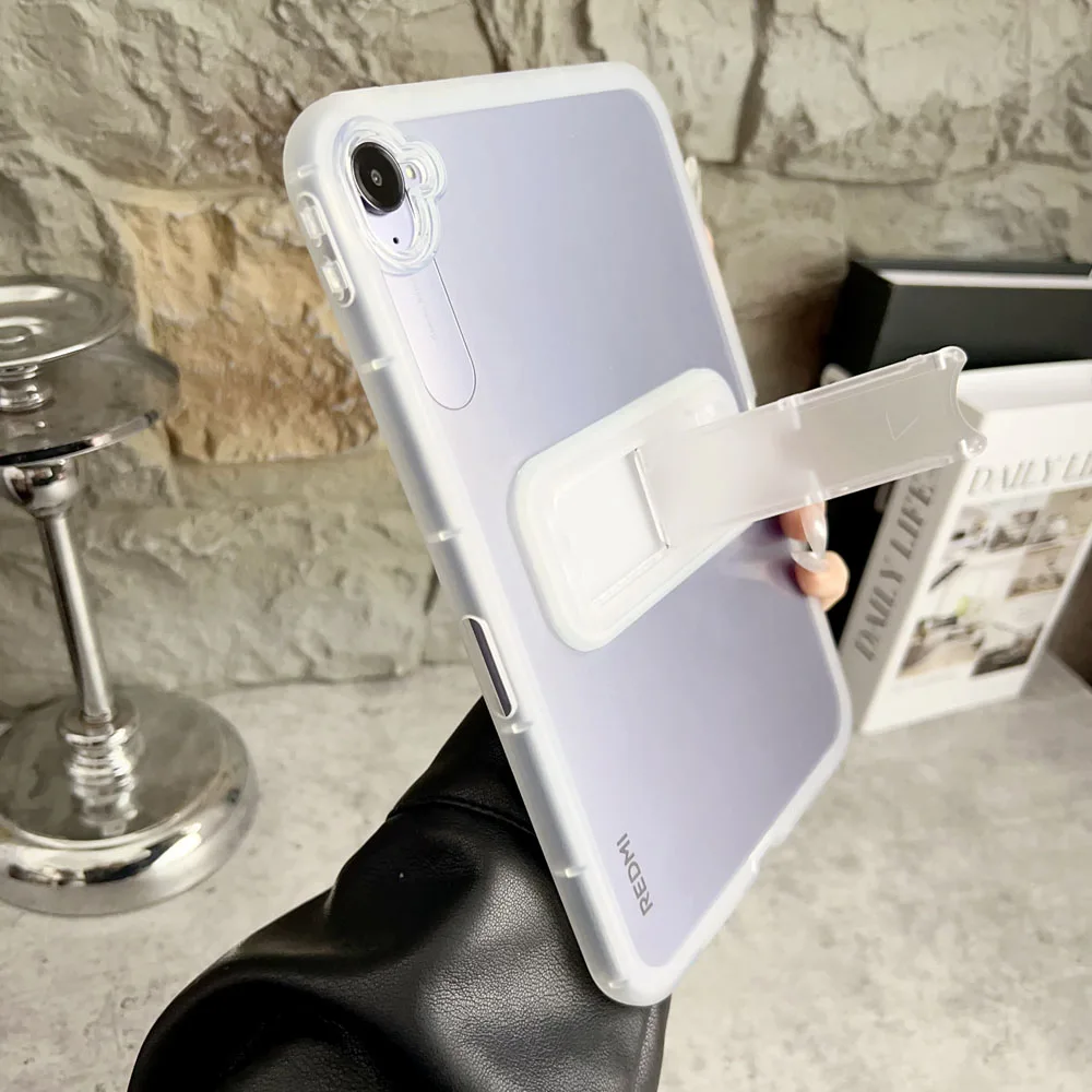 Capa transparente com suporte para xiaomi mini pad, capa protetora de 8.8 polegadas para redmi k pad 8.8 "2025 tpu traseira à prova de choque para tablet