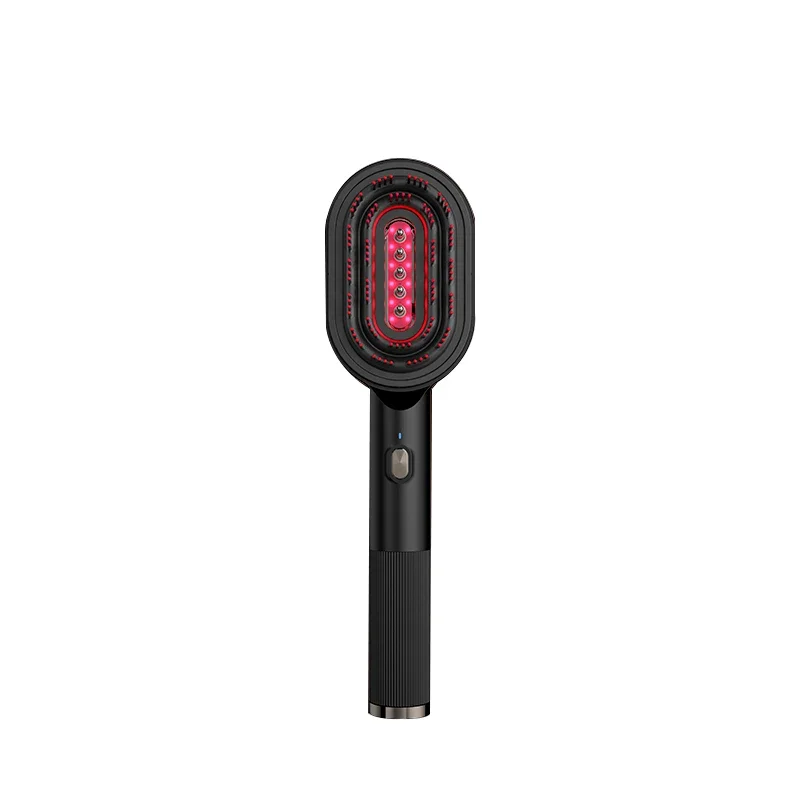 Wholesale Essential Oil Mist Hair Brush Device Electric Rechargeable Hair Growth Head Scalp Massager fast shipping