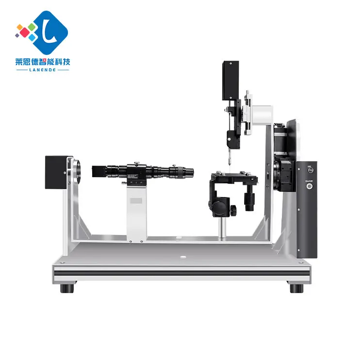 Lanende Automatic Contact Angle Goniometer Water Drop Angle Tester Optical Measurement Instrument 0.1 Accuracy 220V 1 Year