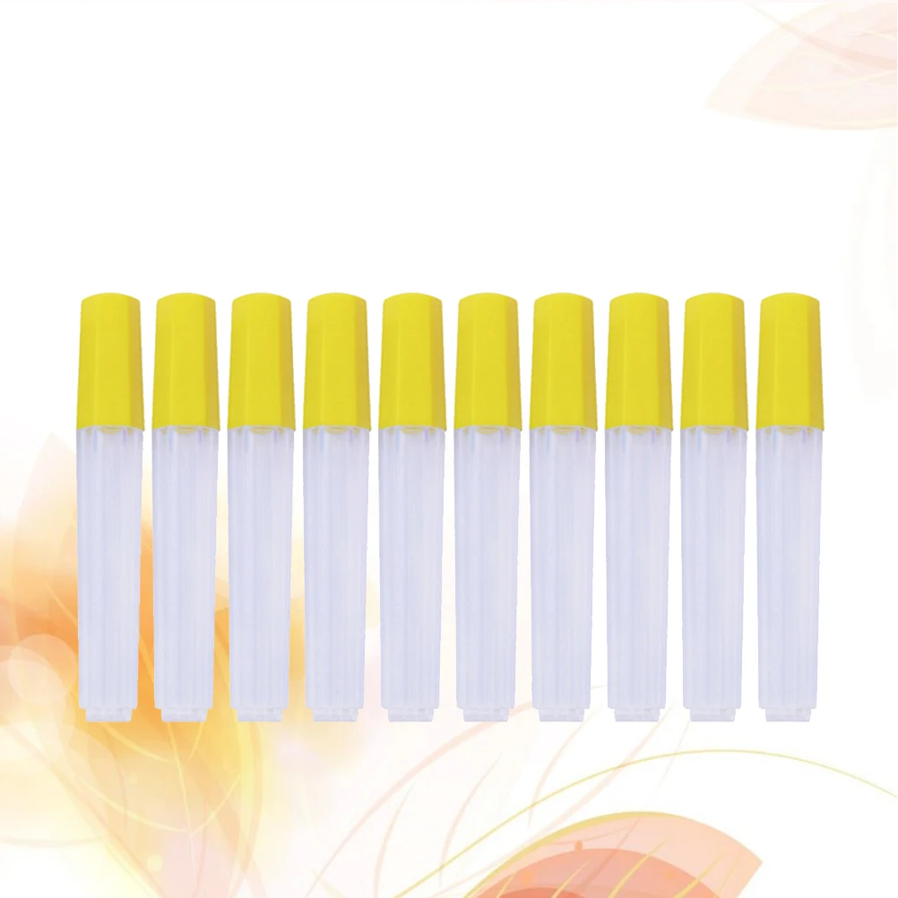 

10 Pcs Needle Storage Tubes Clear PP Durable Lightweight Small Parts Organizer Beads Jewelry Sewing Accessories Crochet Knitting