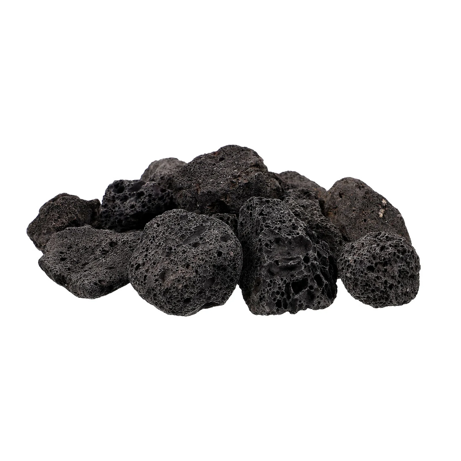 الأحجار البركانية السوداء لنباتات حوض السمك بوعاء الصخور الزخرفية الحمم البركانية الطبيعية الحصى حفرة النار المناظر الطبيعية للاستخدام الداخلي والخارجي