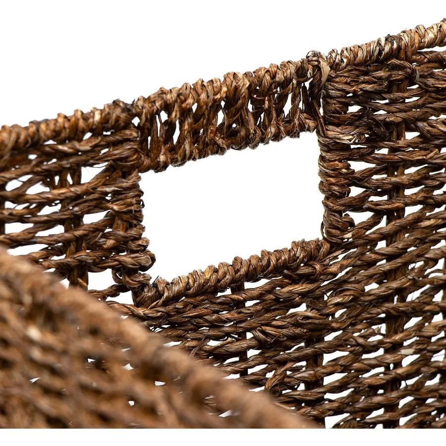 4-Pack Collapsible Storage Basket, Space-Saving Organizer for Multi-Room Clutter Control