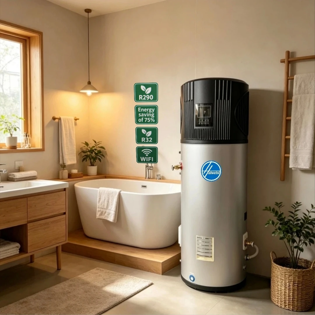 R290 200L Electric Outdoor High Efficiency App-Controlled Intelligent Temperature Control Metal Air Source Heat Pump Household