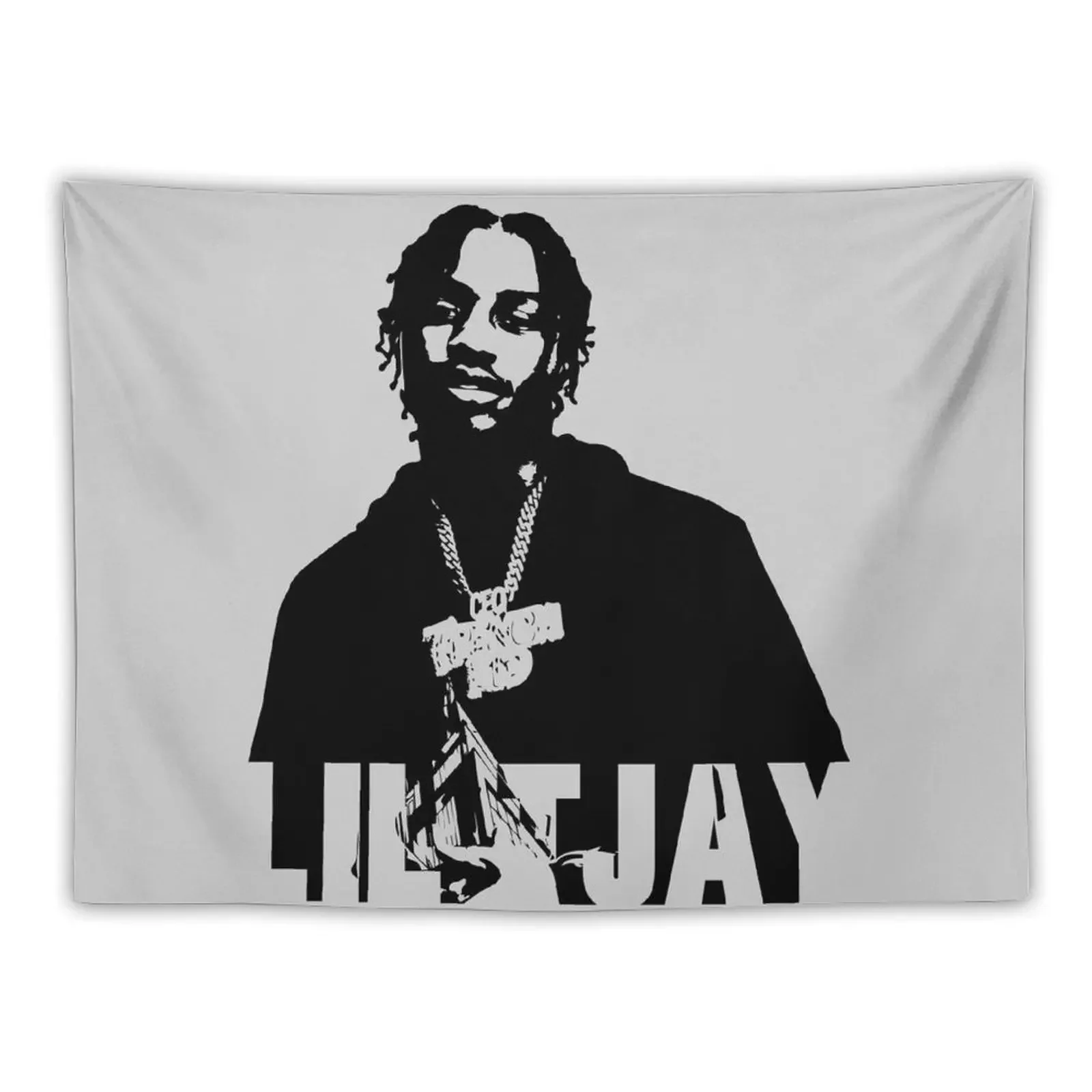 Lil Tjay rapper designs Tapestry Japanese Room Decor Decor For Room Tapestry