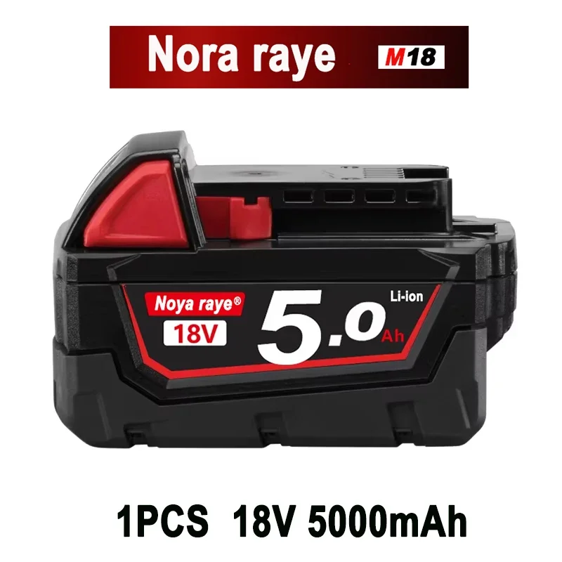 NOVINKA Pro Milwaukee M18 Baterie XC 18V 5Ah 6Ah M18B5 48-11-1815 48-11-1860 M18B2 M18B4 M18B5 Akumulátorové sady - náhled 5