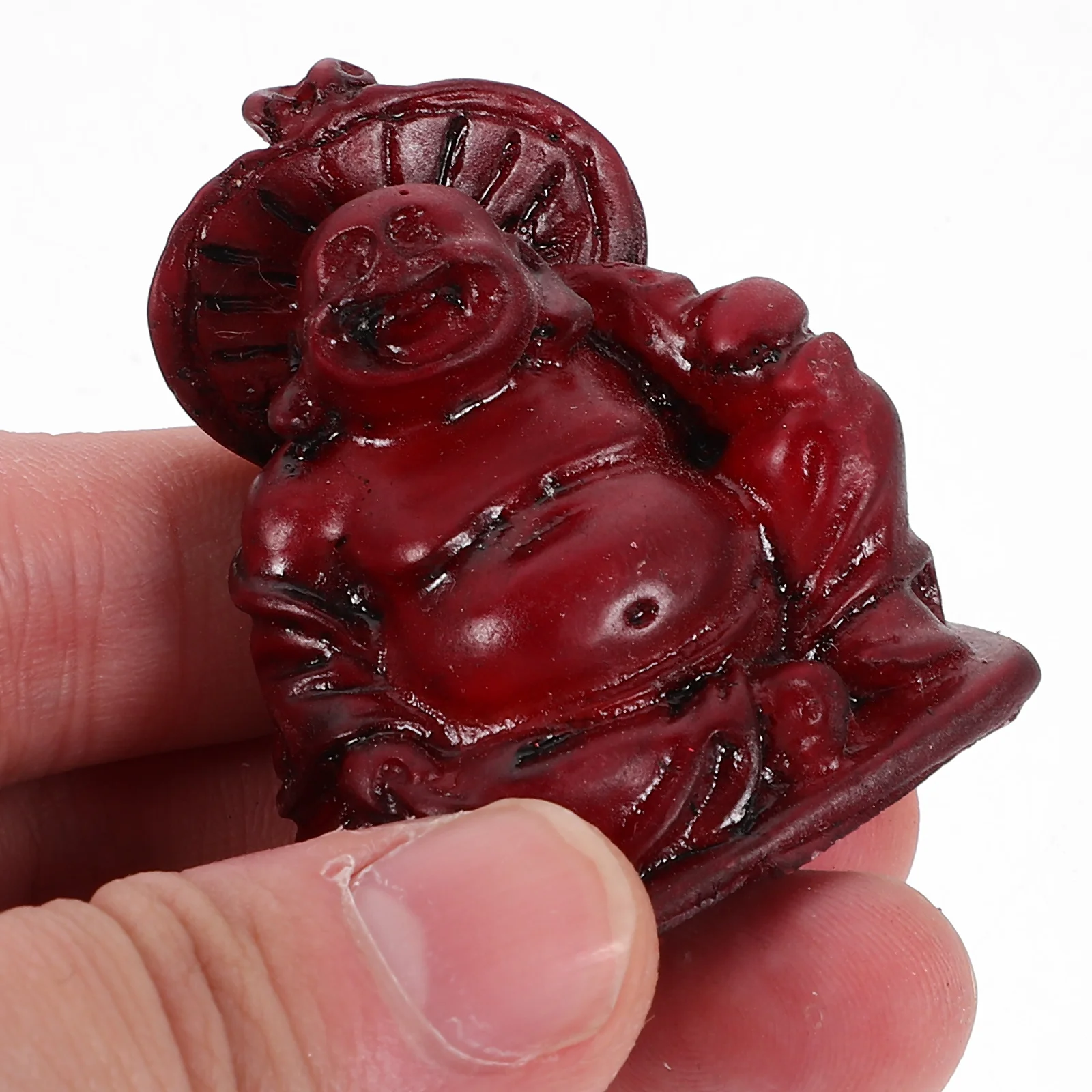 

6pcs Resin Ornament Desktop Craft Auspicious Buddha Small Office Bookshelf Home Car Decoration Mini Feng Shui