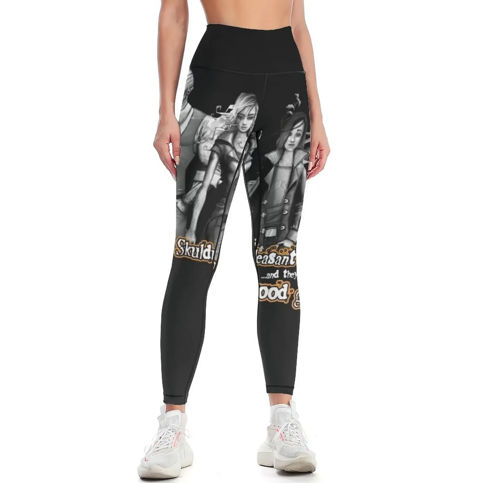 

Skulduggery Pleasant - The good guys Leggings Women's high waist Fitness woman gym wear Womens Leggings