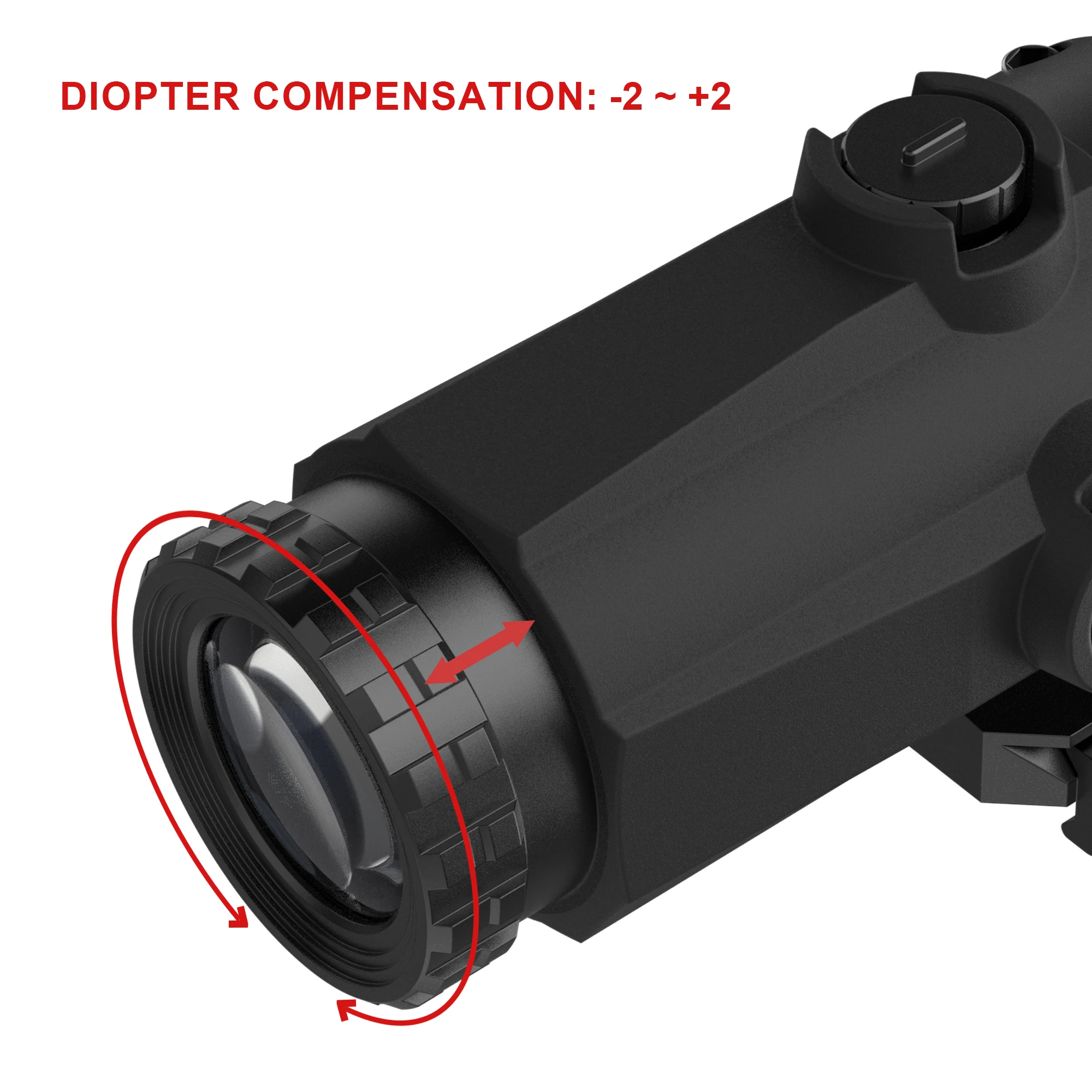 Imagem -04 - Ampliador Vector Optics Maverick-iii 3x22 com Proteção de Borracha Alívio Ocular Longo Adequado para Luneta Red Dot Maverick Scrapper ar 15.