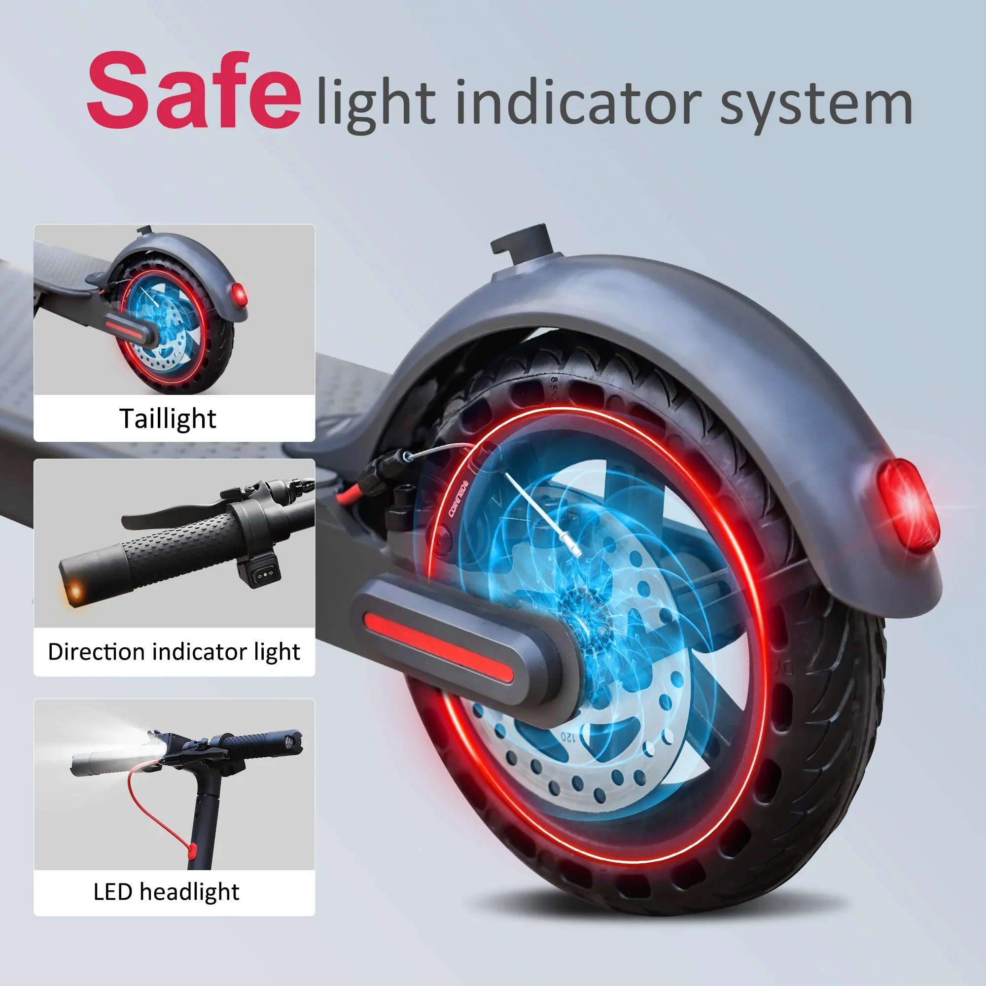 JUICEASE TUYAS 25KM Electric Scooter 31KM/H 350W Adult Foldable Turn Signal Electric Scooter TUYA Smart APP 36V10.5AH Escooter