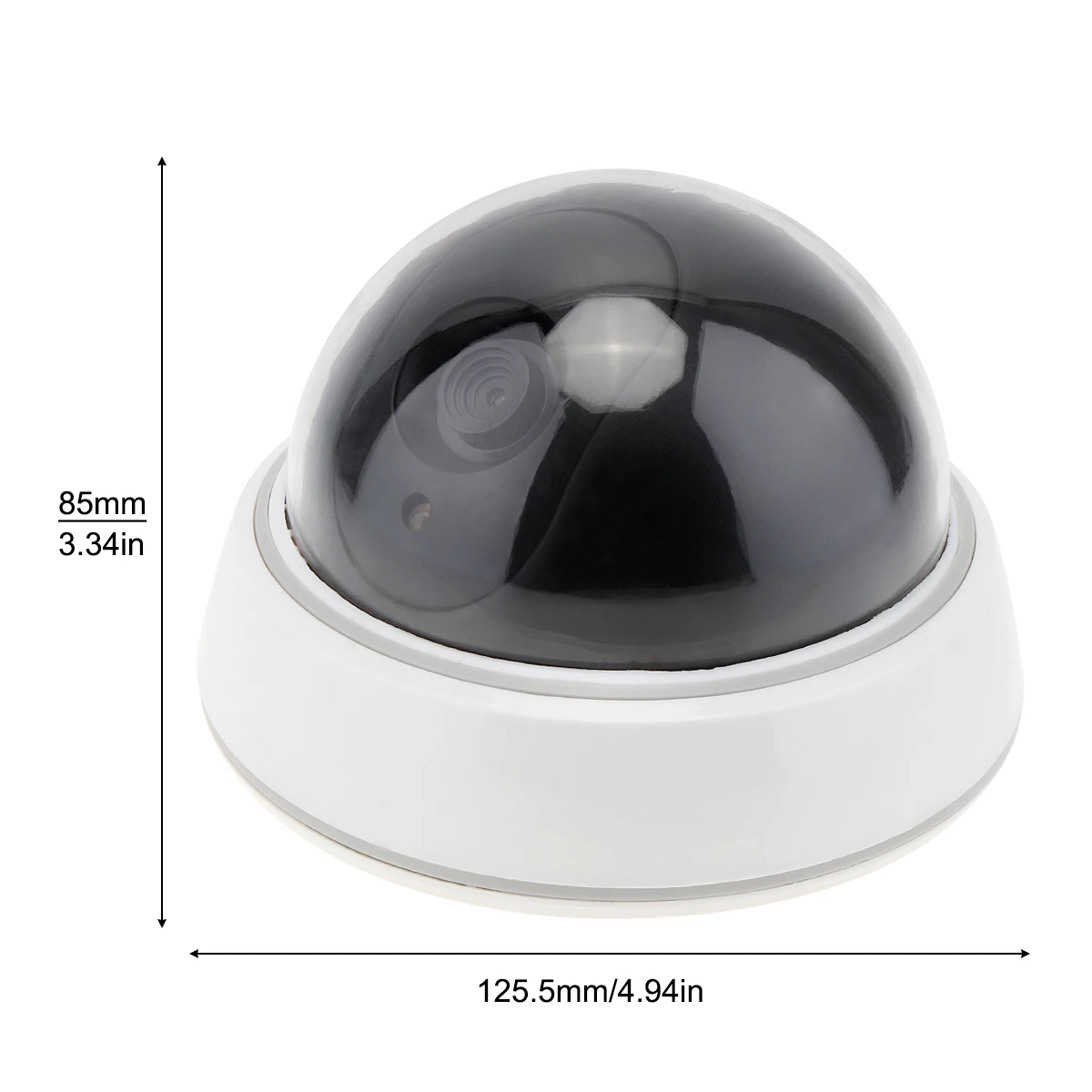 360 ° Smart Dome Dummy Bewakingscamera Home Waterdichte Fake Cctv Bewakingscamera Met Knipperende Rode Led-verlichting