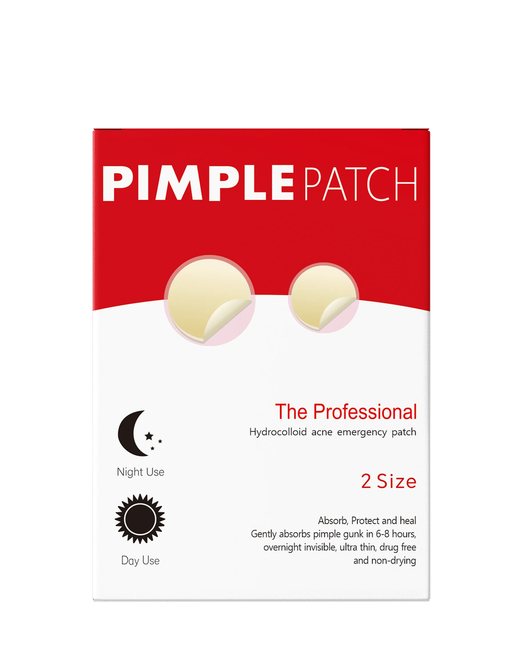 360Pcs Acne Pimple Patch 2 Size Invisible Spot Cover
