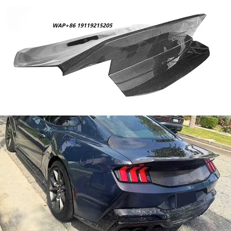 

Carbon Fiber Trunk Lid Cover for Mustang 2024+ Bodykit Car Bumper Facelift Upgrade Conversion Kit