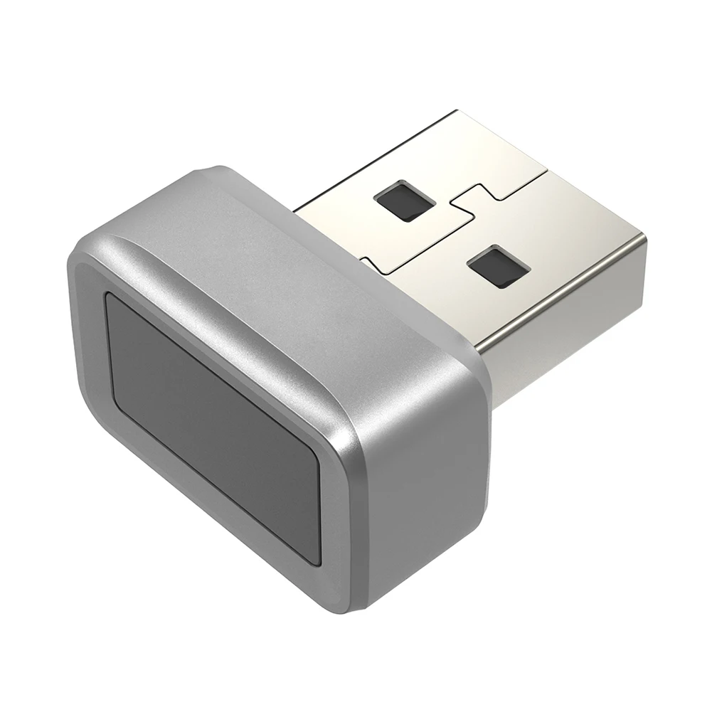 เครื่องอ่านลายนิ้วมือแบบ USB FIDO U2F กุญแจความปลอดภัยแบบพกพา รองรับ Windows Hello ป้องกันการปลอมแปลง ไบโอเมตริกซ์ มินิ ดองเกิลกุญแจความปลอดภัยสำหรับพีซี