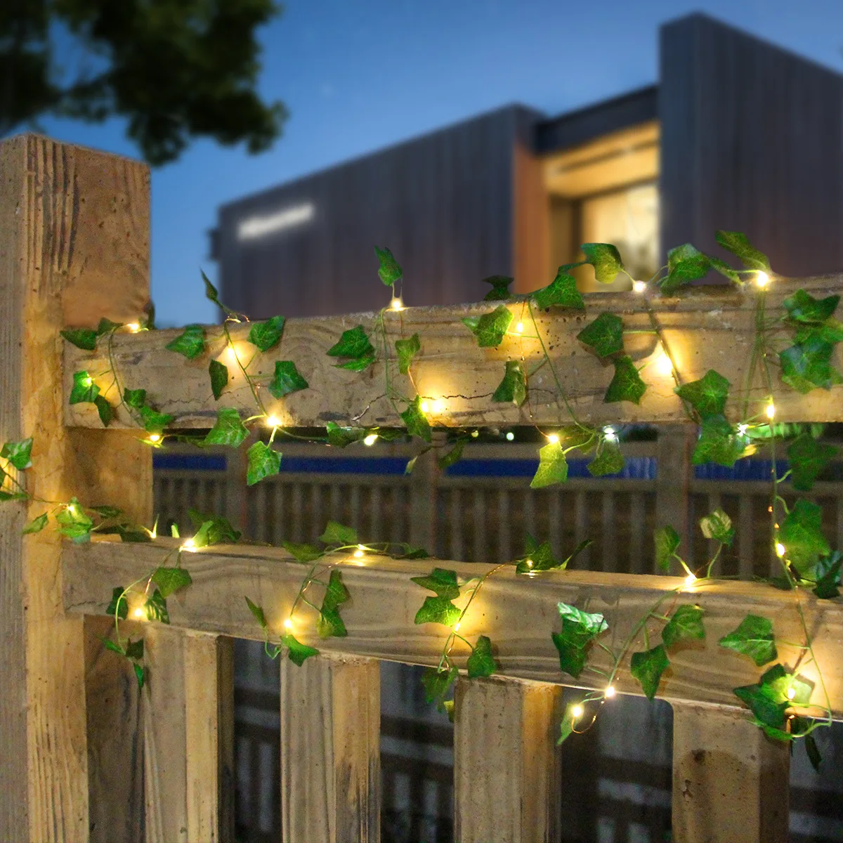 

2/5/10m Ivy Fake Vines Artificial Ivy String Light Leaf Wall Leaves for Room Garden Wedding Wall Decortion Battery Powered
