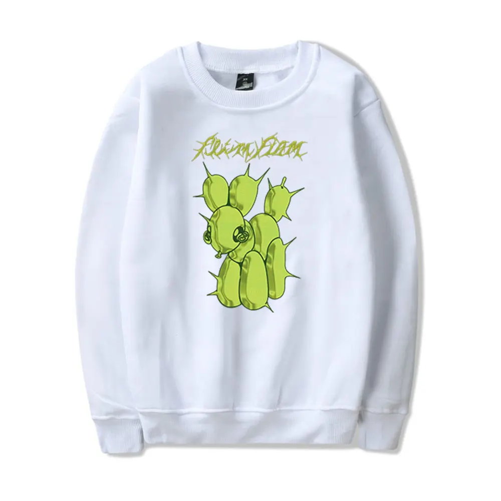 Flamingo FLIM FLAM FF Spikey Balloon Green Crewneck Pullover Casual Long Sleeve Sweatshirt Men/Women Streetwear Sweatshirt