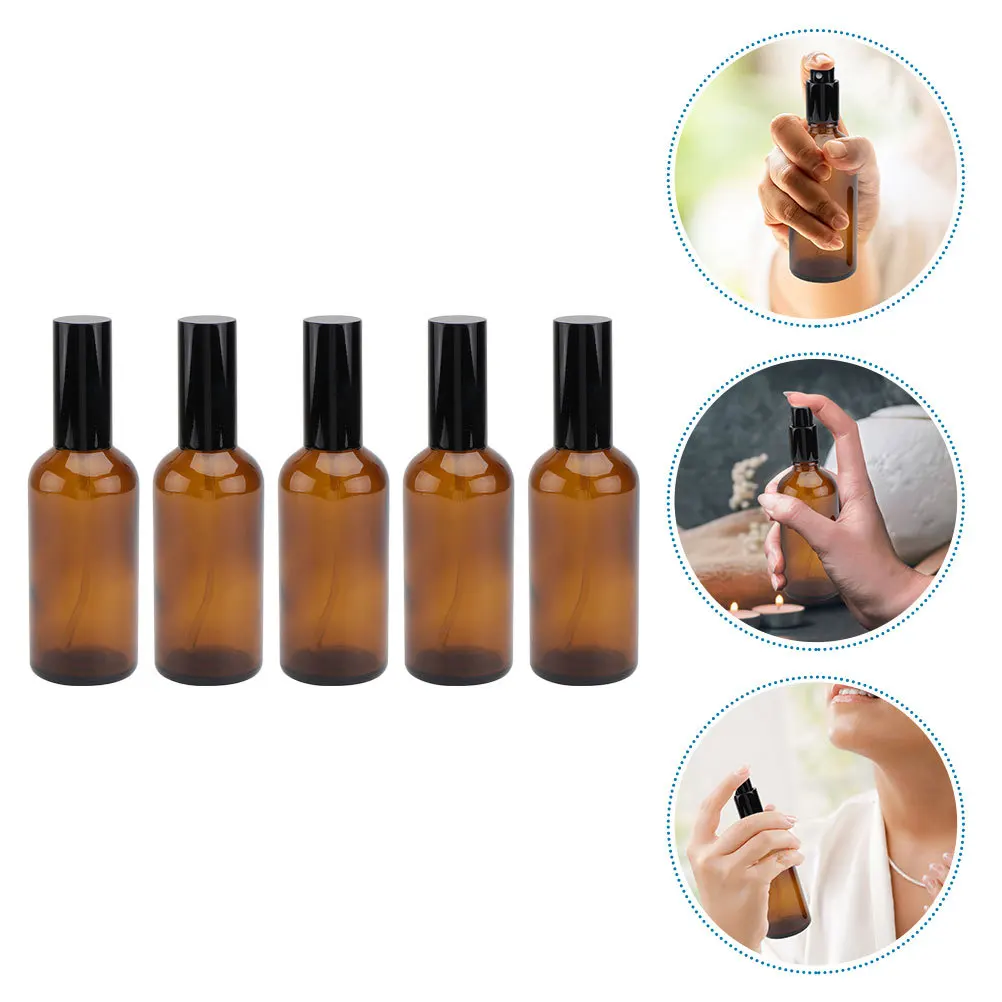 

5Pcs Creative Dispenser Bottles Sturdy Reusable Sub Containers for Perfume Essential Oil Essential Oil Bottles