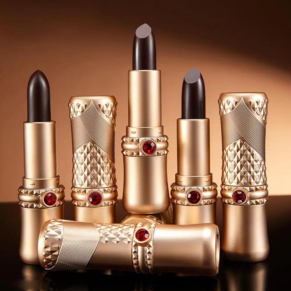  Mercilen 5-Color Obsidian Secret Realm Long-Lasting Color Fixing Essence Lipstick Moisturizing Lip Balm Party Makeup