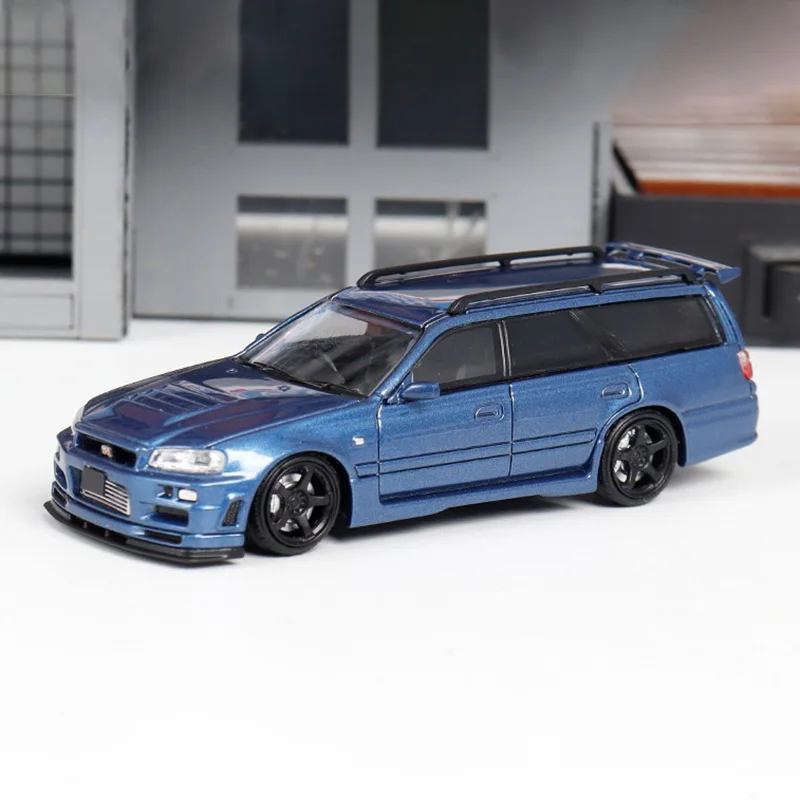 

1:64 Scale Nissan Skyline GTR R34 Station Wagon Alloy Car Model Collection Ornaments