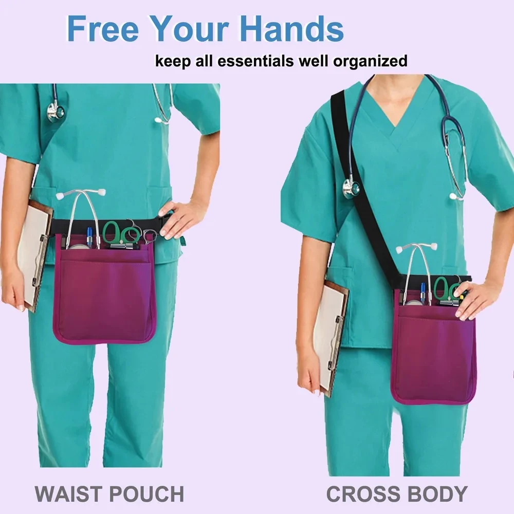 Nurse Essentials Belt Organizer Waist Bag Medical Bag Belt Organizer Tool Waist Pouch Fanny Pack For Medica Scissors Care