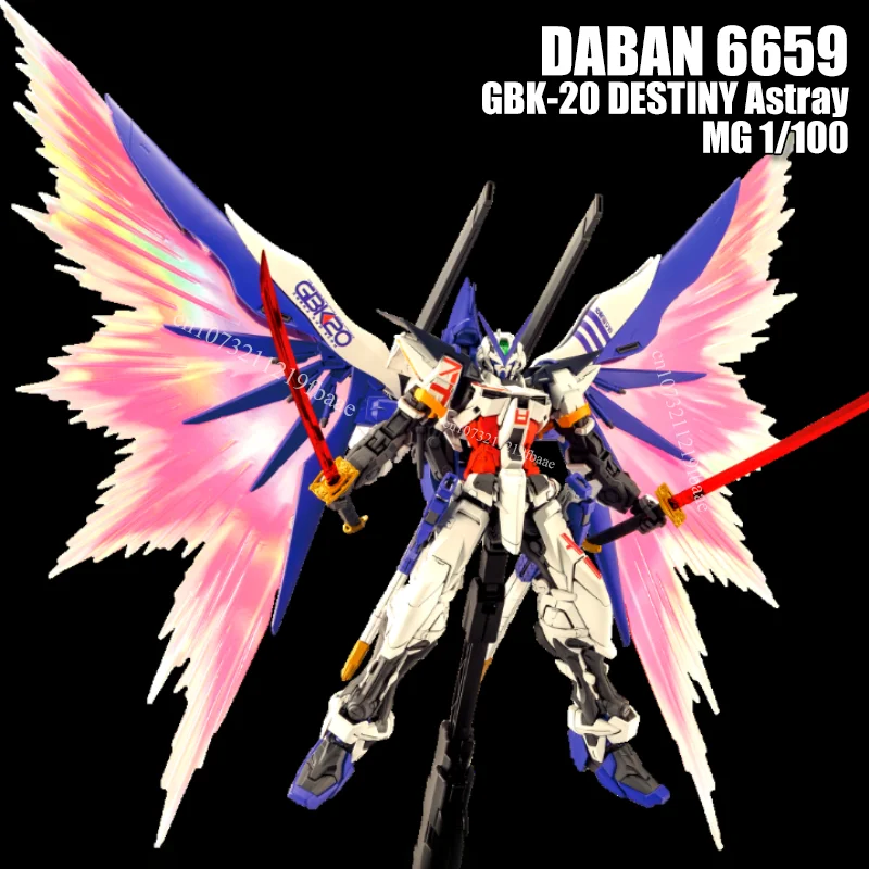 In Magazzino DABAN 6659 GBK-20 Destiny Astray MG 1/100 Modello di Montaggio Kit Action Fiugures Giocattolo Figurine Modello Robot Regali