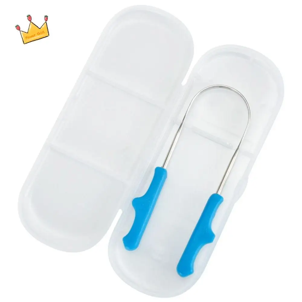 

Stainless Steel Tongue Scraper Cleaner U Shaped Fresh Breath Oral Care Tool Remove Halitosis Portable Cleaning Tools Men