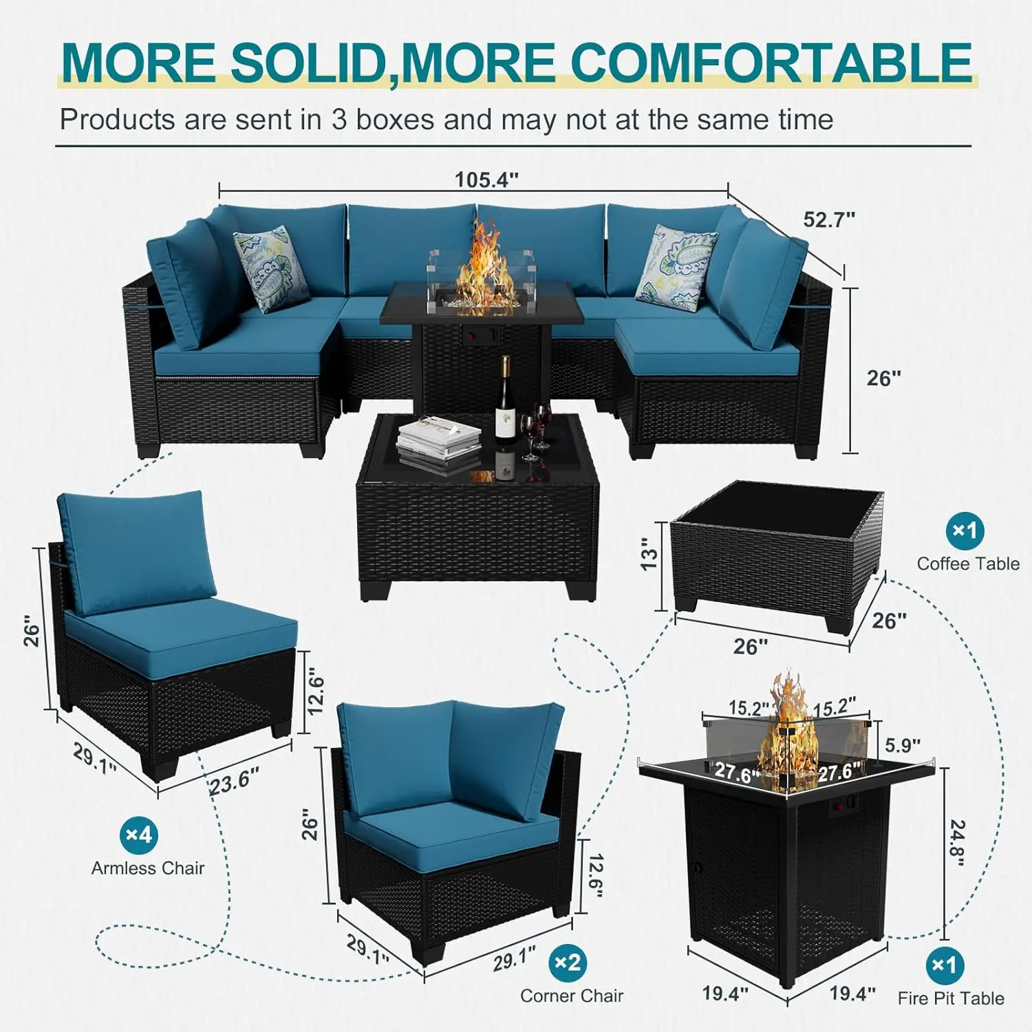 Thumbnail 2 - #17 Trending Rattan Garden Sofa Sets Right Now