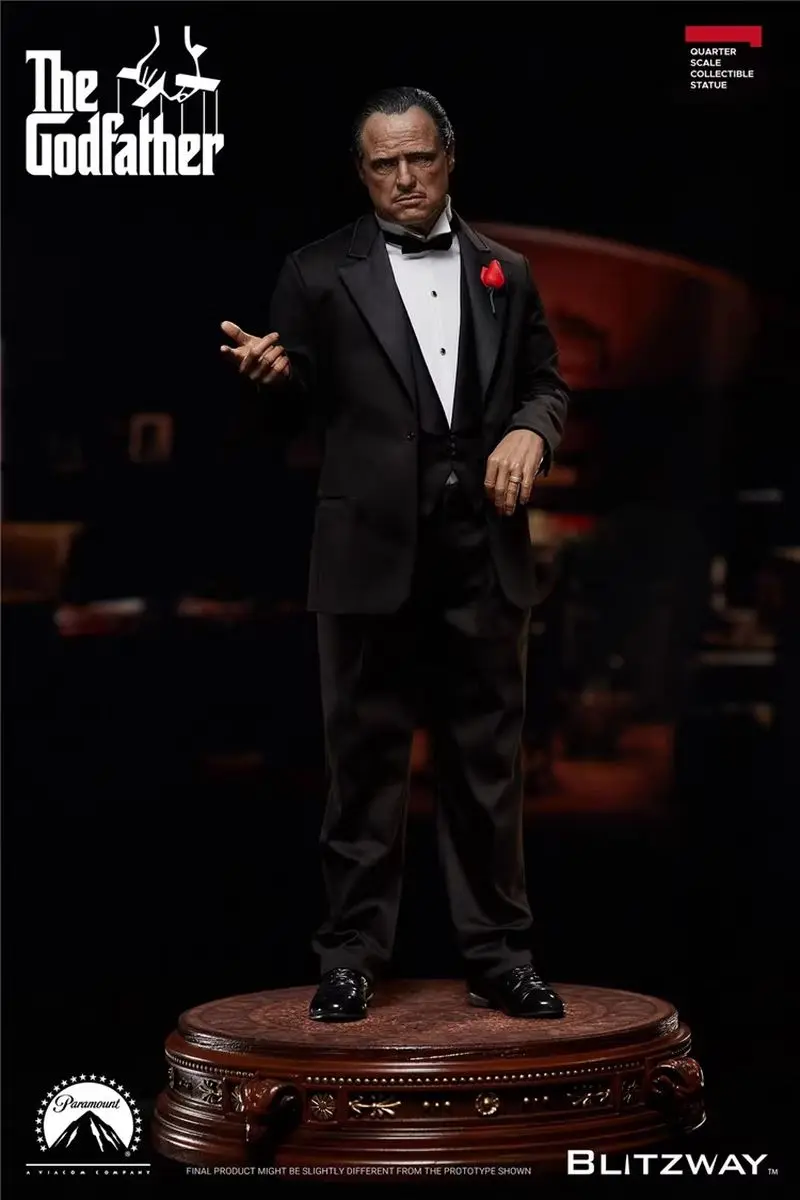 

Blitzway 1/4 1972 Edition Collection Model Of Godfather Vito Corleone Malone Brando Statue