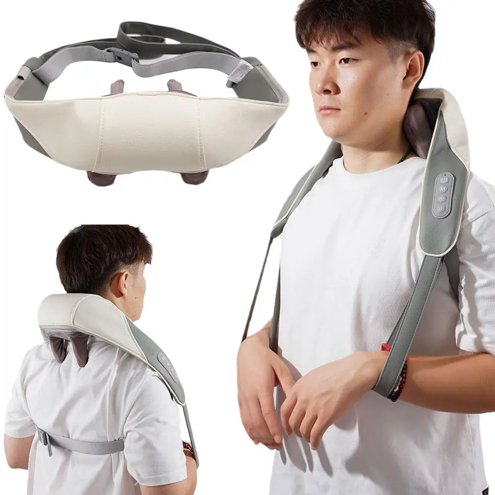 

Massagers For Neck And Shoulder With Heat Simulate Human Hand Grasping Kneading 5D Massage Shawl Back Massager USB Charging C3Z9